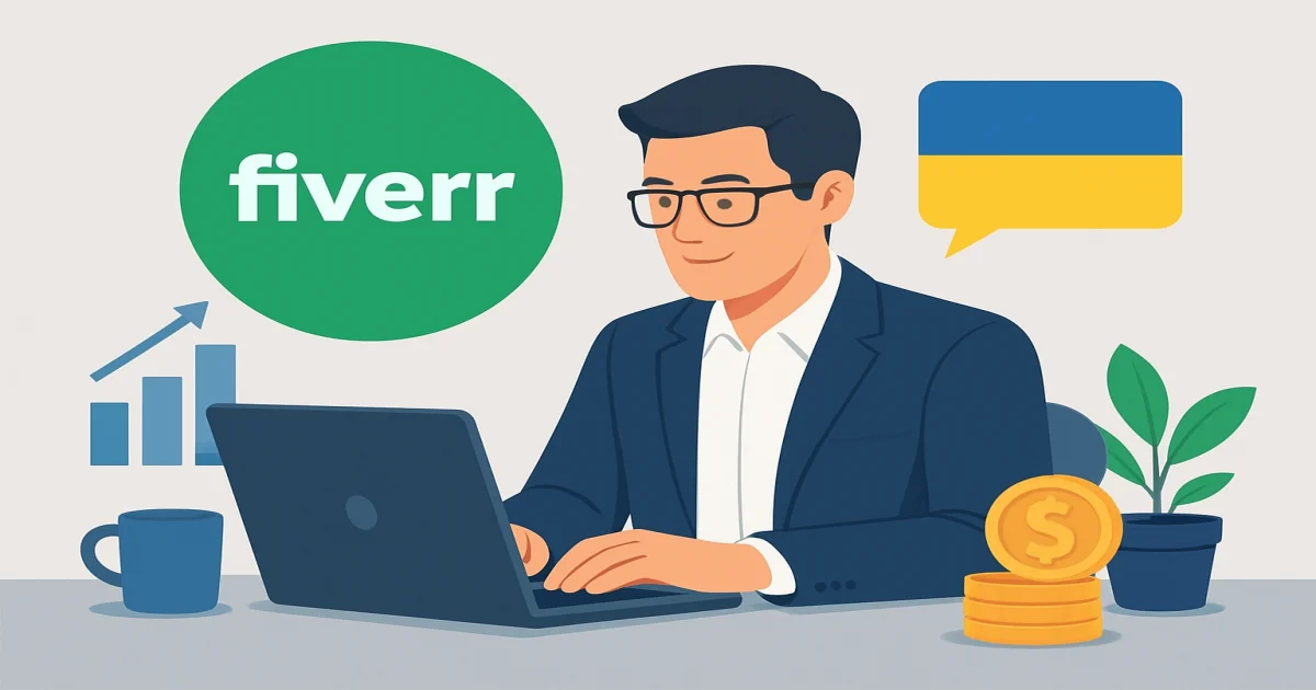 Fiverr для українців: як почати та вивести перші гроші