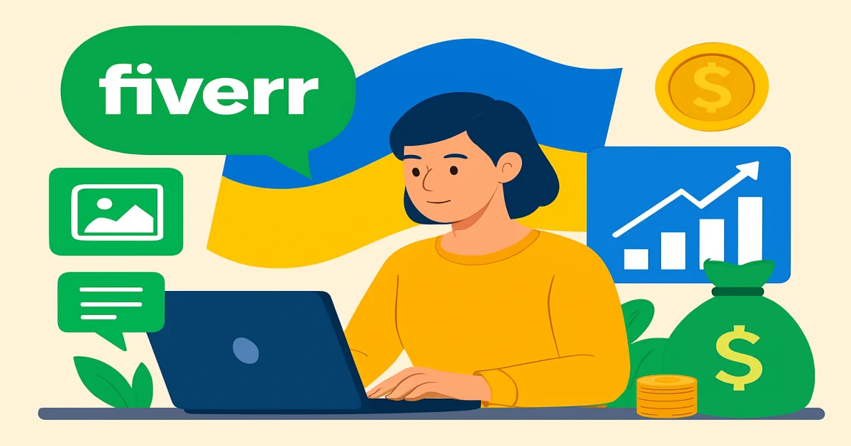 Fiverr для украинцев: как начать и вывести первые деньги